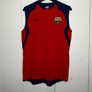 Nike Red and Blue Sports Jersey